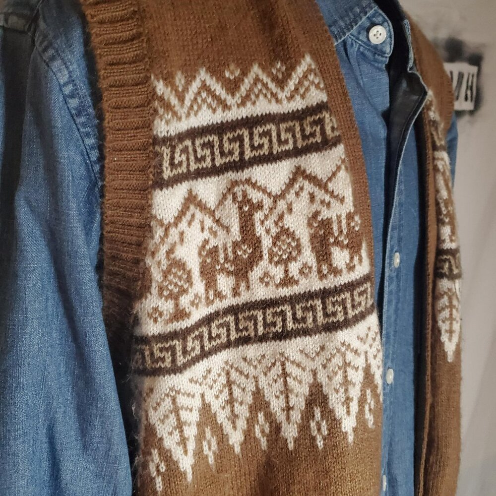 Alpaca Fina Sweater Vest - No Size on Tag - Picture 3 of 16
